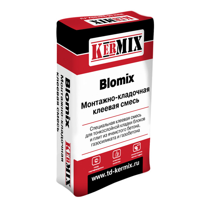 Клей для керамической плитки Blomix 4030, Kermix