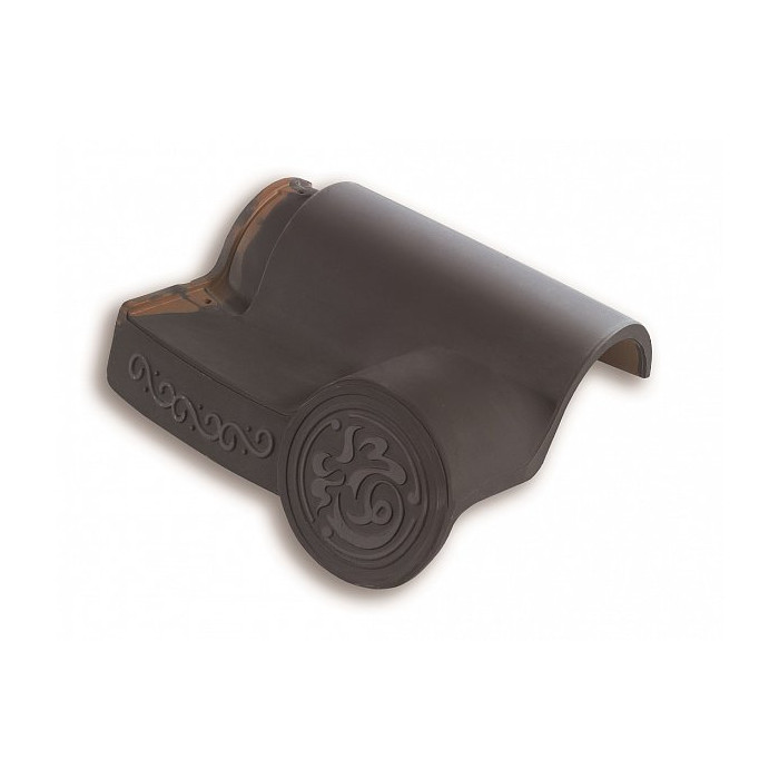 Боковая левая фигурная черепица, New Chinese, Rongguan